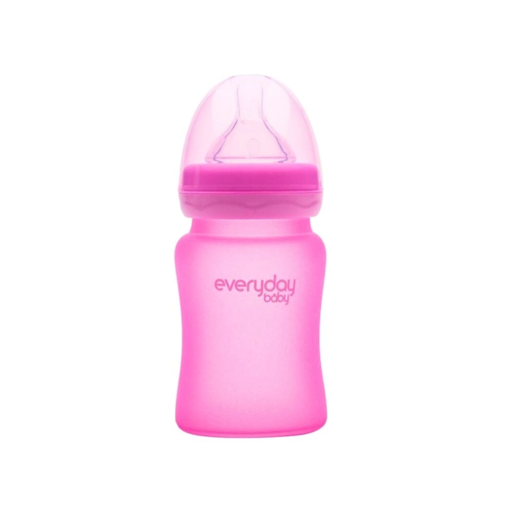 Everyday Baby Glass Heat Sensing Bottle - Pink 
